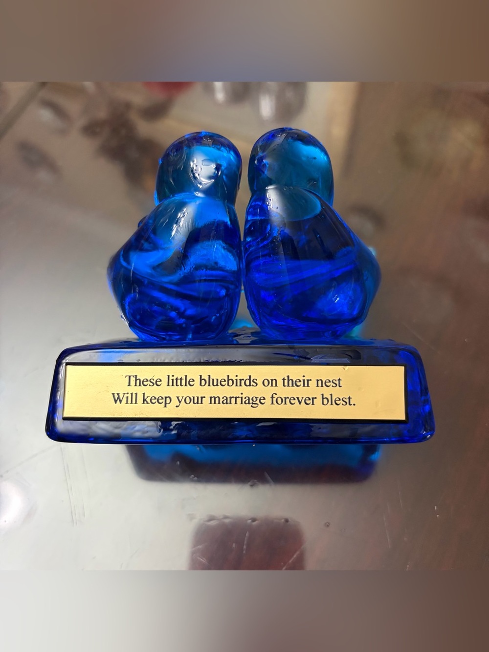 RARE! Blue birds of happiness signed Leo Ward